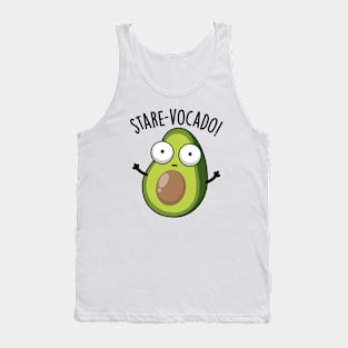 Stare-vocado Funny Avocado Puns Tank Top